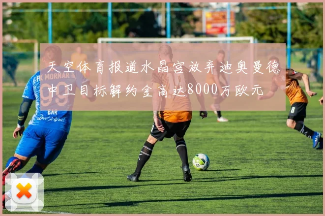 天空体育报道水晶宫放弃迪奥曼德中卫目标解约金高达8000万欧元